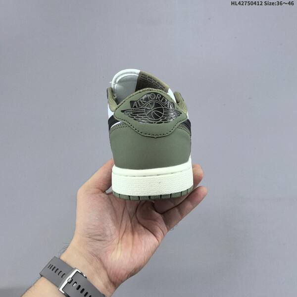 Jordan Air Jordan 1 Low white/olive green/black EU 36-46 casual