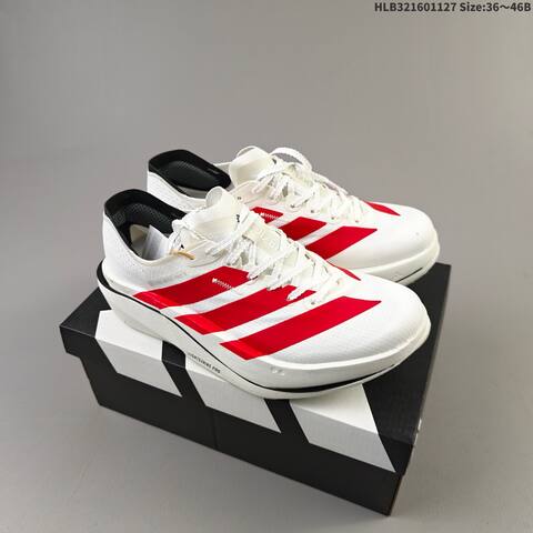 Adidas Adizero Adios Pro 5 White Red Black EU 36-46 Running Shoe - Unisex (BS-65423)