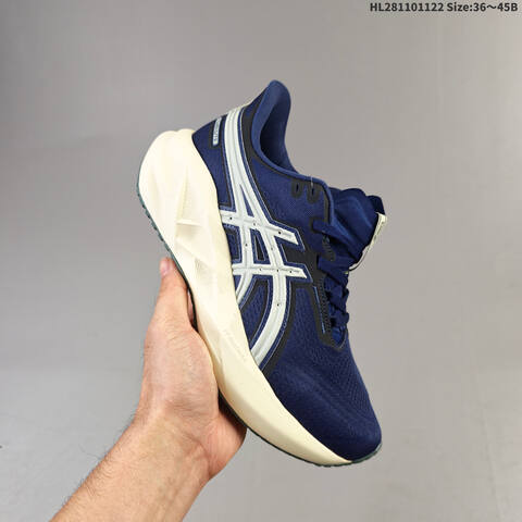 ASICS NOVABLAST 5 LE 1012B909 100 Black White And Navy Blue Cream EU 36 45 Running Shoe EU 36-45 Running Sneakers - Unisex (BS-69252)
