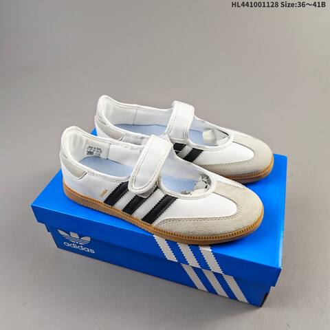 Adidas Samba OG Mary Jane JR1402 Black White Grey Gum EU 36-41 Sneaker - Unisex (BS-65410)