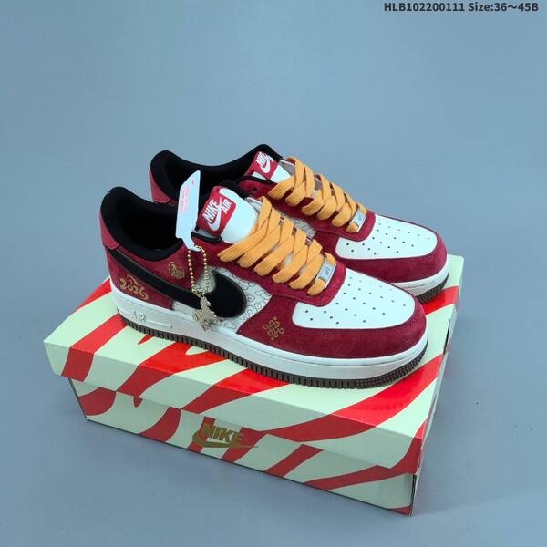 Nike Air Force 1 07 Low off white navy red EU 36-45 sneaker