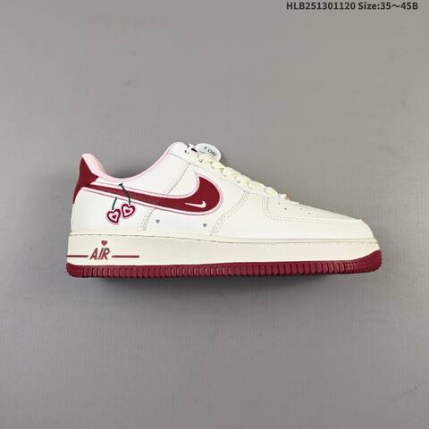 Nike Air Force 1 07 Low White Light Blue Pink Off White Red EU 35 45 Skate Shoe EU 35-45 - Unisex (BS-63386)