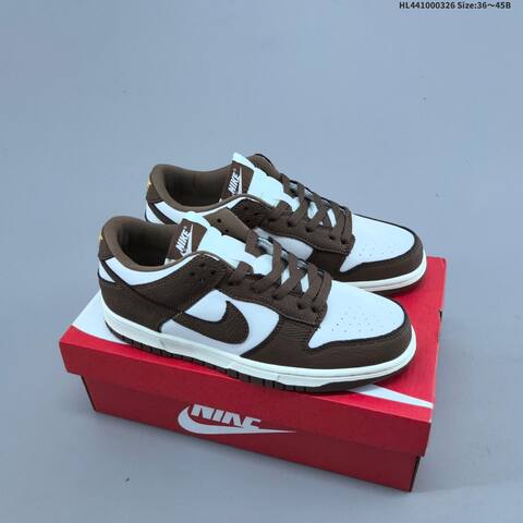 Nike SB Dunk Low Retro White Brown Sail Gold EU 36-45 Skate Shoe - Unisex (BS-61124)