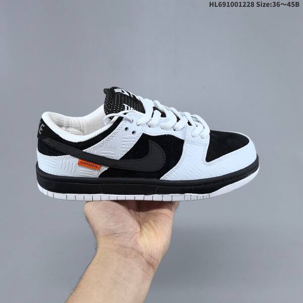 Nike SB Dunk Low HF3704-100 black white orange EU 36-45 skate shoe