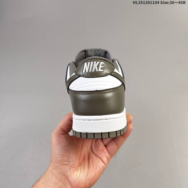 Nike Dunk Low white olive brown EU 36-45 skate shoe