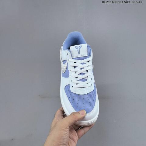 Nike Air Force 1 07 Kobe White Light Blue Silver EU 36-45 Sneaker - Unisex (BS-59995)