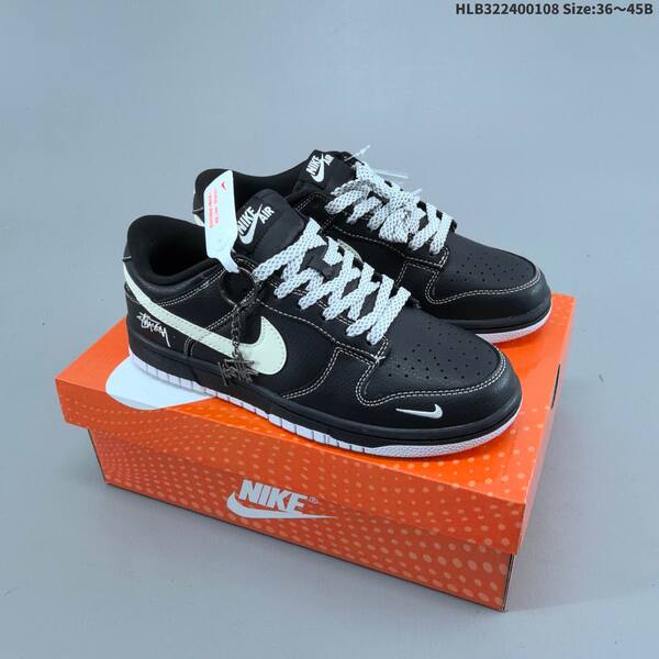 Nike Dunk Low Off White Grey Black Yellow EU 36-45 skate shoe