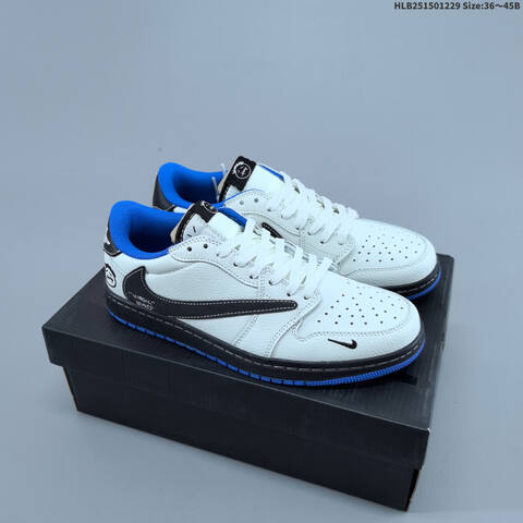 Jordan Air Jordan 1 Low x Travis Scott white black royal blue EU 36-45 casual