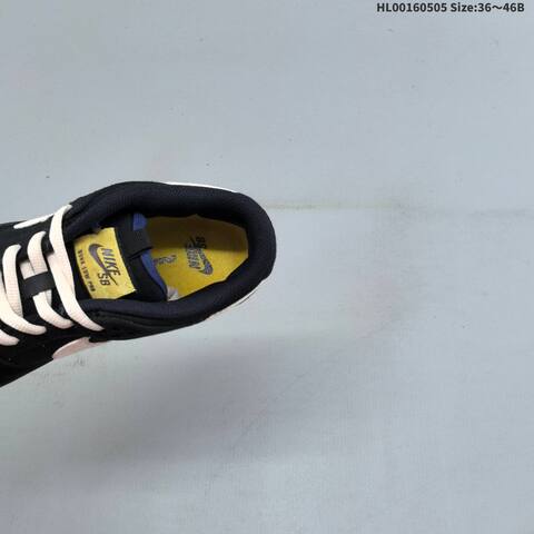 Nike SB Dunk Low Pink Hole Black Pale Pink White Yellow EU 36-46 Skate Shoe - Unisex (BS-60516)
