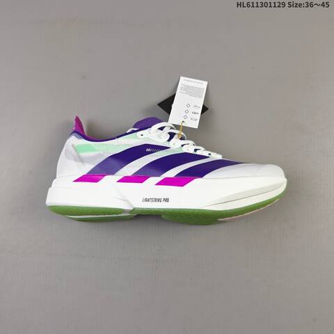 Adidas Adizero Adios Pro 4 White Purple Mint Magenta EU 36-45 Running Shoe - Unisex (BS-65401)