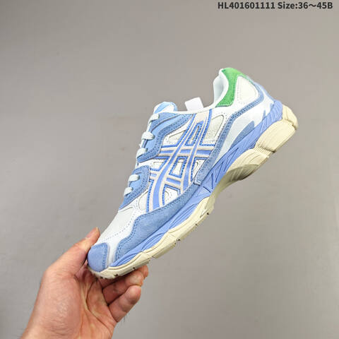 ASICS GEL-NYC Cream Blue Green Off White EU 36-45 Running Shoe Running Sneakers - Unisex (BS-69314)