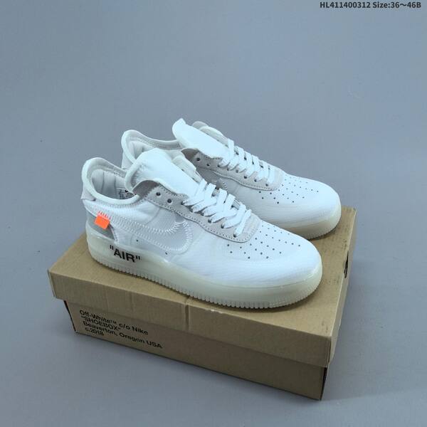 Nike Air Force 1 Low Off White white volt black orange EU 36-46 sneaker