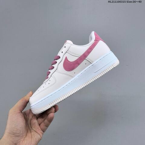 Nike Air Force 1 Low Off White Pink Purple White EU 36-40 Sneaker - Unisex (BS-61306)