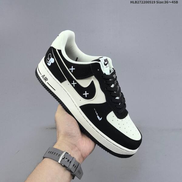 Nike Air Force 1 07 LV8 DF0188 151 black off white EU 36 45 sneaker EU 36-45