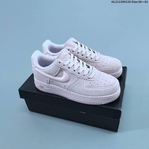 Nike Air Force 1 Low Burgundy Light Gray EU 36-45 Sneaker - Unisex (BS-61883)