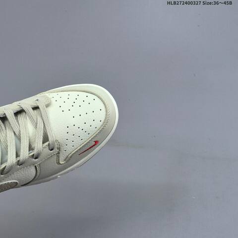 Nike Dunk Low Beige White Red Khaki EU 36-45 Skate Shoe - Unisex (BS-61106)