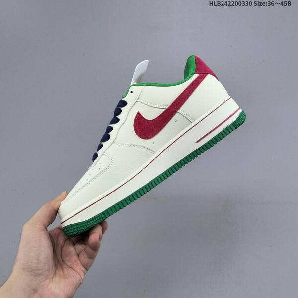 Nike Air Force 1 07 Low off white red green navy blue EU 36-45 sneaker