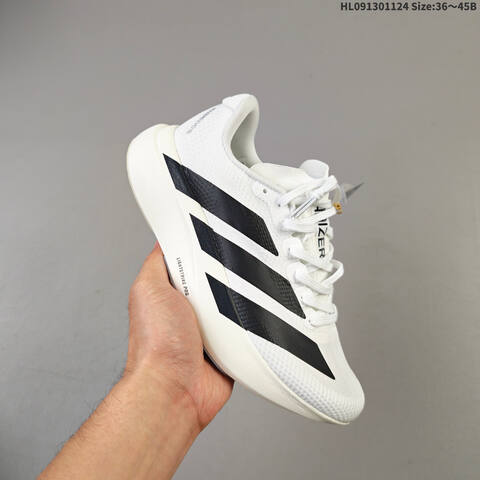 Adidas Adizero Evo SL White Black Off White EU 36-45 Running Shoe - Unisex (BS-65475)