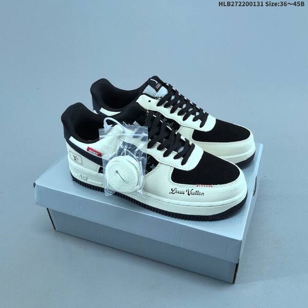Nike Air Force 1 07 LV8 Olive Burgundy White Black EU 36-45 sneaker