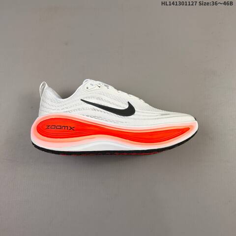 Nike Vomero Plus ReactX Air Zoom White Black Bright Red Pink EU 36-46 Running Shoe - Unisex (BS-63006)