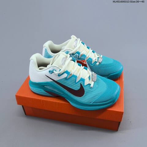 Nike Air Zoom Vapor 12 White Black Teal EU 36-45 Tennis Shoe - Unisex (BS-61342)