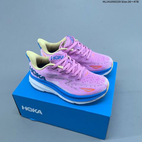 HOKA ONE ONE Clifton 9 All White EU 36-47 Running Shoe Running Sneakers - Unisex (BS-69368)