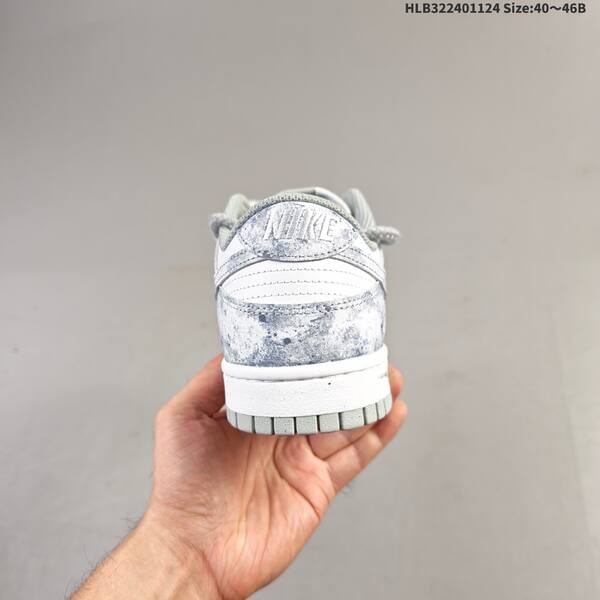 Nike SB Dunk Low Retro DIY white light grey blue EU 40-46 skate shoe