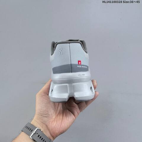 On Cloudmonster Void Light Grey Dark Grey EU 36-45 Running Shoe Running Sneakers - Unisex (BS-69657)
