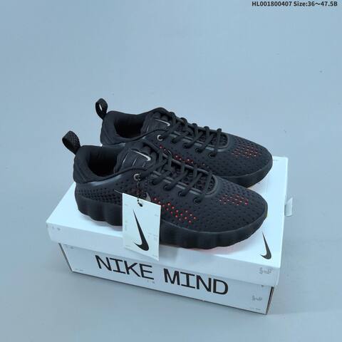 Nike Mind 002 Light Grey Silver Bright Orange EU 36-47 5 Running Shoe - Unisex (BS-60907)