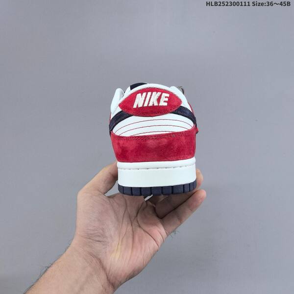 Nike SB Dunk Low Retro DIY white navy red EU 36-45 skate shoe