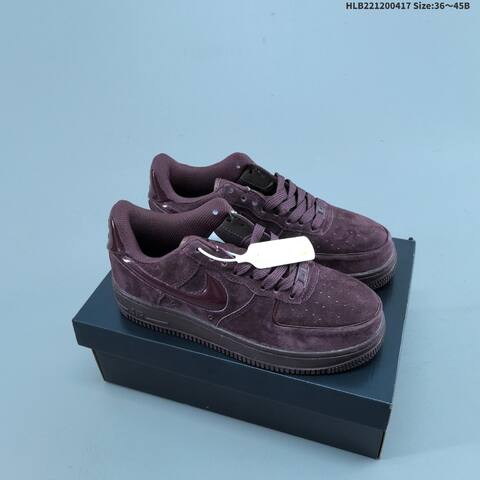 Nike Air Force 1 07 Deep Burgundy Dark Maroon EU 36-45 Sneaker - Unisex (BS-60684)