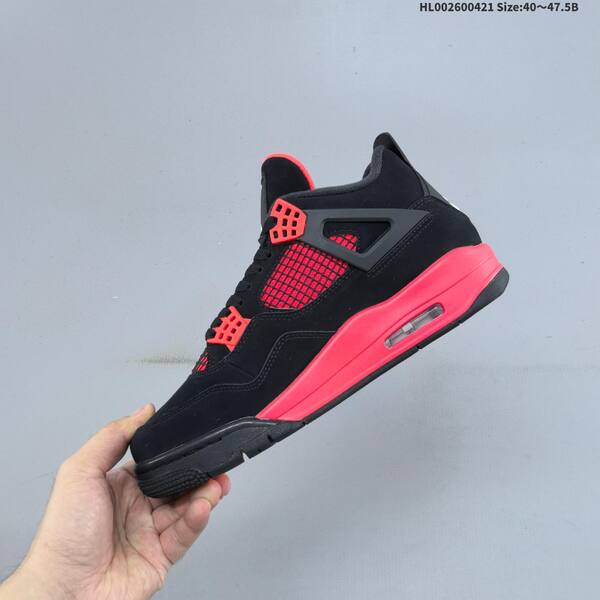 Jordan Air Jordan 4 Retro black/red 40~47.5 basketball