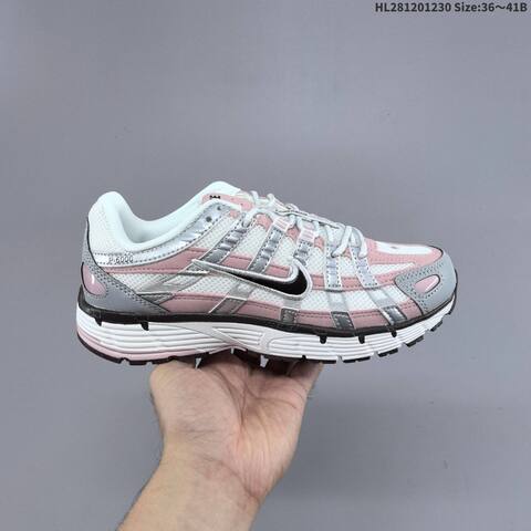 Nike P-6000 Black Silver White EU 39-45 Running Shoe - Unisex (BS-62307)