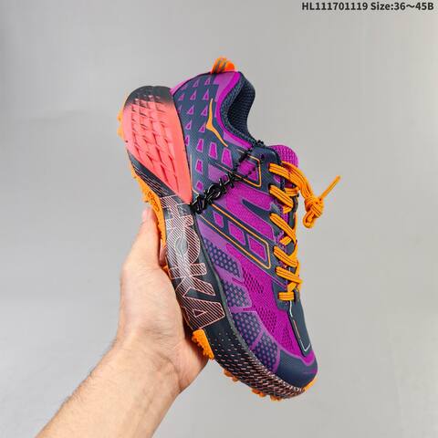 HOKA ONE ONE Speedgoat 2 Orange Black Neon Yellow EU 36-45 Trail Shoe Trail Running Sneakers - Unisex (BS-69466)