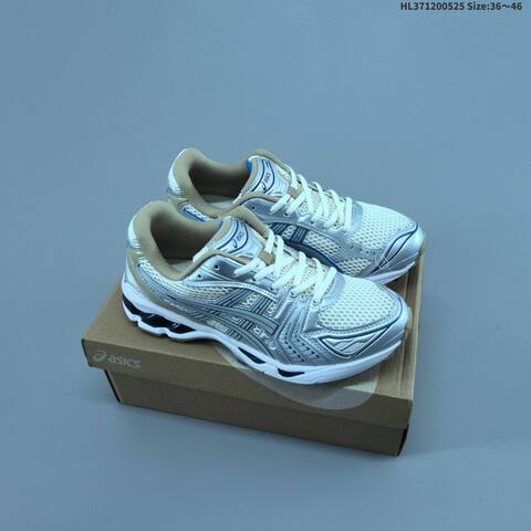 ASICS Gel-Kayano 14 Cream Silver Black EU 36-46 Running Shoe Running Sneakers - Unisex (BS-68795)