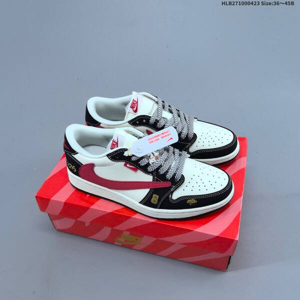 Nike Air Jordan 1 Low black/white/red EU 36-45 lifestyle