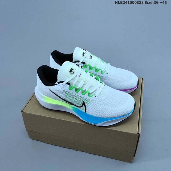 Nike Zoom Fly 5 Flyknit white black neon pink neon green blue EU 36-45 running shoe