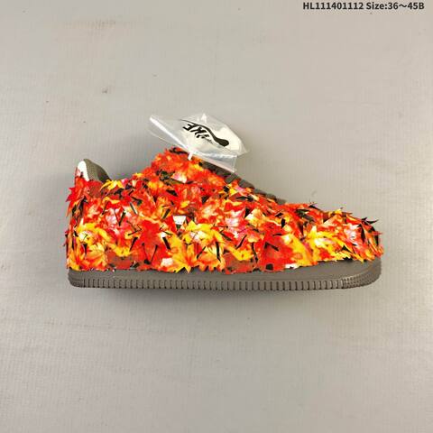 Nike Air Force 1 07 Low Red Orange Yellow Brown Green EU 36-45 Sneaker - Unisex (BS-63827)