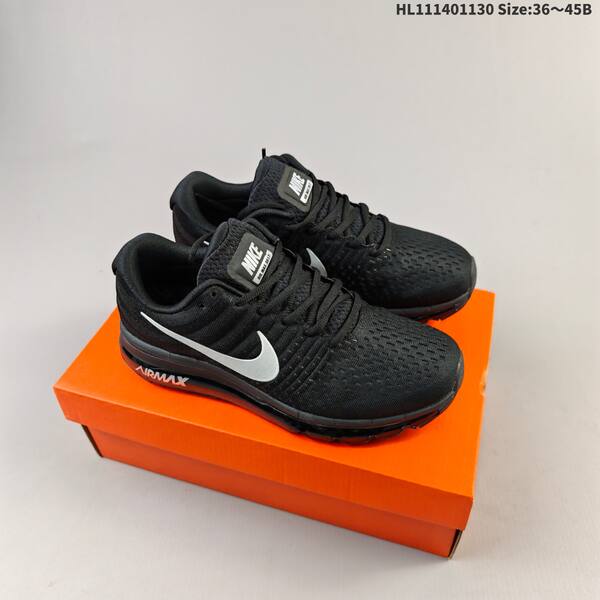 Nike Air Max 2017 white black black clear EU 36-45 running shoe
