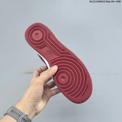 Nike Air Force 1 07 Burgundy White EU 36-45 Sneaker - Unisex (BS-60729)
