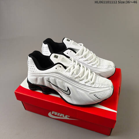 Nike Shox R4 BV1111-100 White Black EU 36-46 Sneaker - Unisex (BS-63830)
