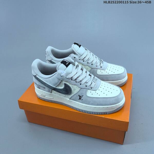 Nike Air Force 1 07 Low red white gray black EU 36-45 sneaker
