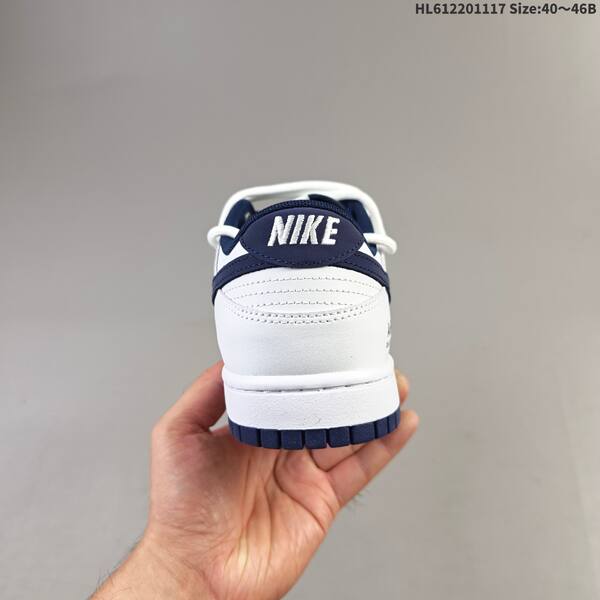 Nike Dunk Low white navy blue EU 40-46 skate shoe