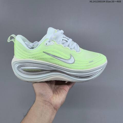 Nike Vomero Plus ReactX Air Zoom Neon Green White Silver EU 36-46 Running Shoe - Unisex (BS-62243)