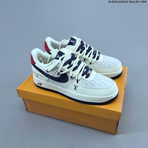 Nike Air Force 1 07 LV8 Grey Blue White EU 36-45 Sneaker - Unisex (BS-61839)