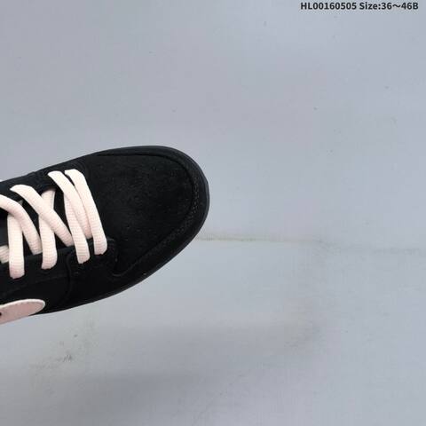 Nike SB Dunk Low Pink Hole Black Pale Pink White Yellow EU 36-46 Skate Shoe - Unisex (BS-60516)