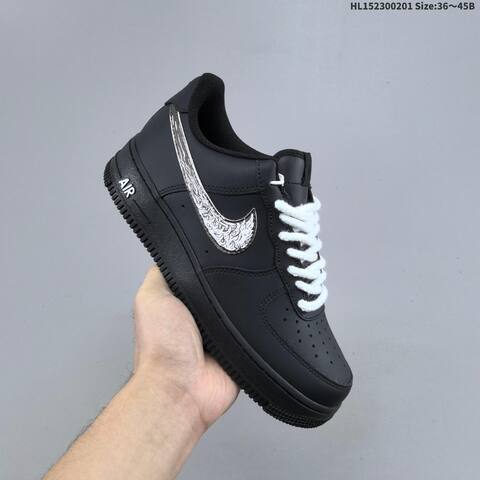 Nike Air Force 1 Low 07 Black White EU 36-45 Sneaker - Unisex (BS-61590)