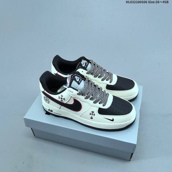 Nike Air Force 1 07 Low white beige green red gum EU 36-45 sneaker