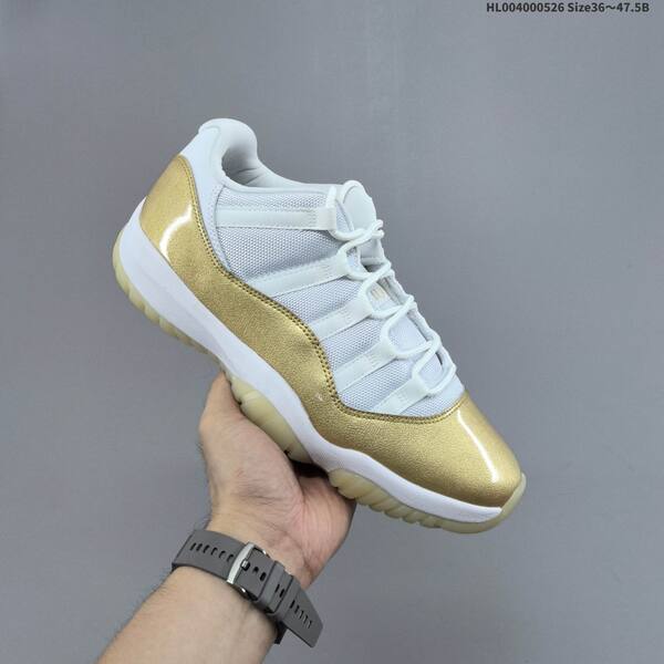 Jordan Air Jordan 11 Retro Low White/Metallic Gold EU 36-47.5 basketball