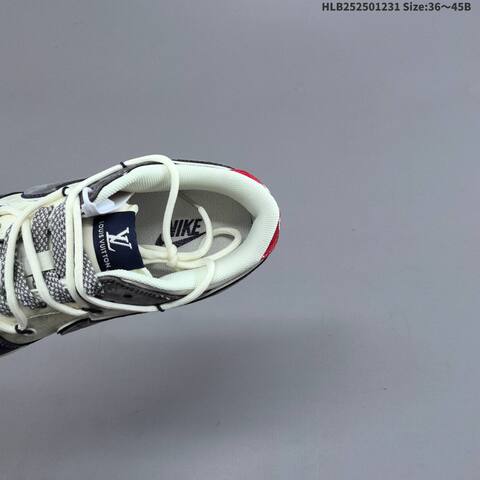 Nike SB Dunk Low Retro DIY Louis Vuitton Off White Navy Grey Red EU 36-45 Skate Shoe - Unisex (BS-62292)